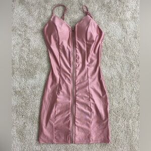 Pink Metallic Dress